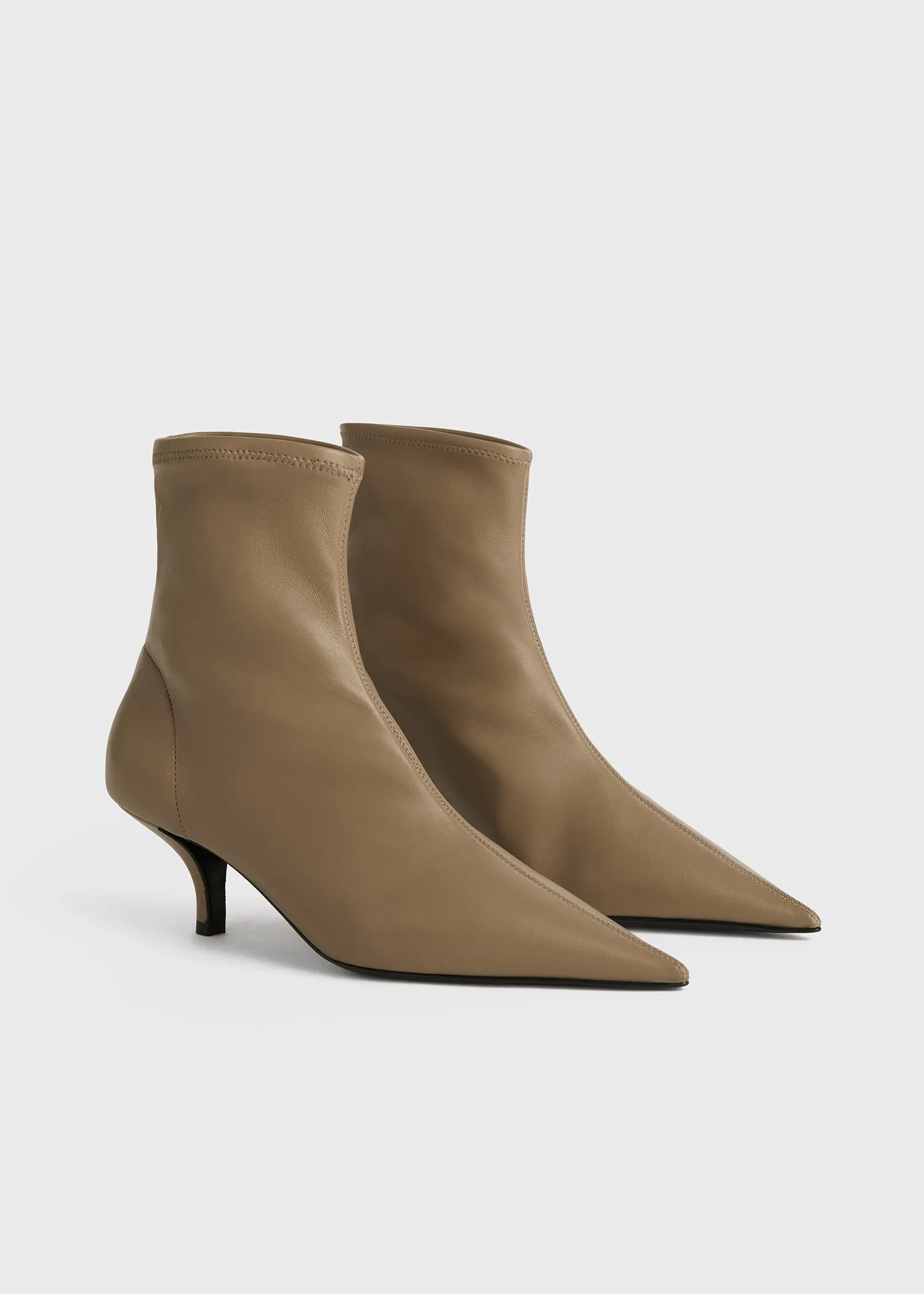 The Heeled Sock Boot truffle