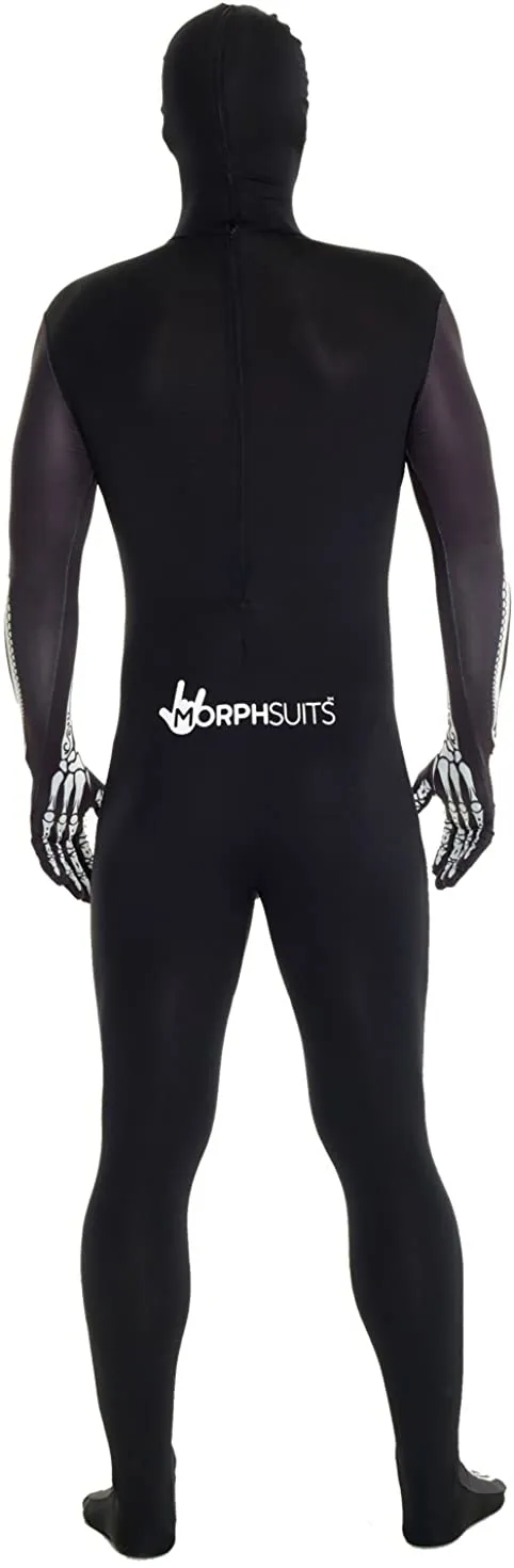 Morphsuits Men's Day of the Dead Adult Costume, DOD XXL