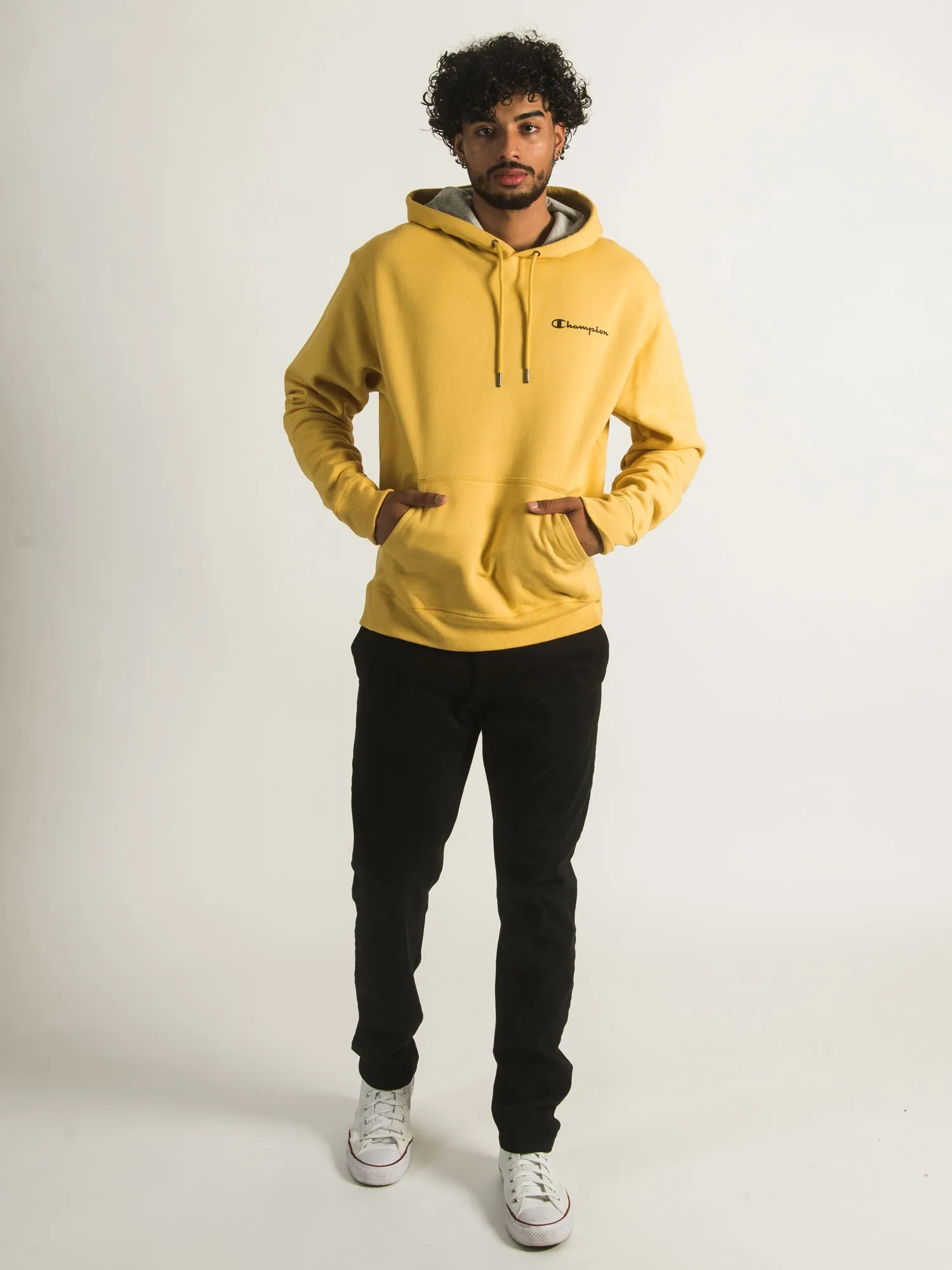 CHAMPION POWERBLEND SCRIPT HOODIE