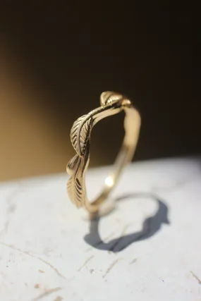 Twig wedding ring, matching band for Azalea