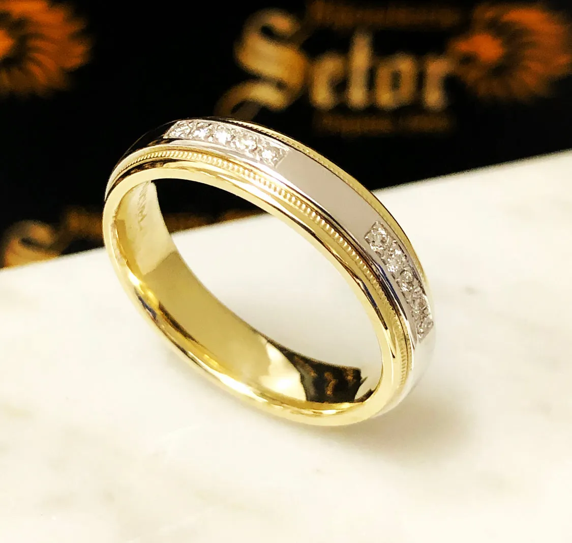 Lovely wedding band WR038