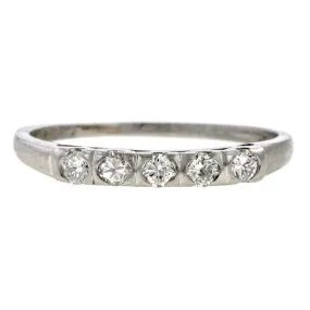 Vintage Diamond Wedding Band