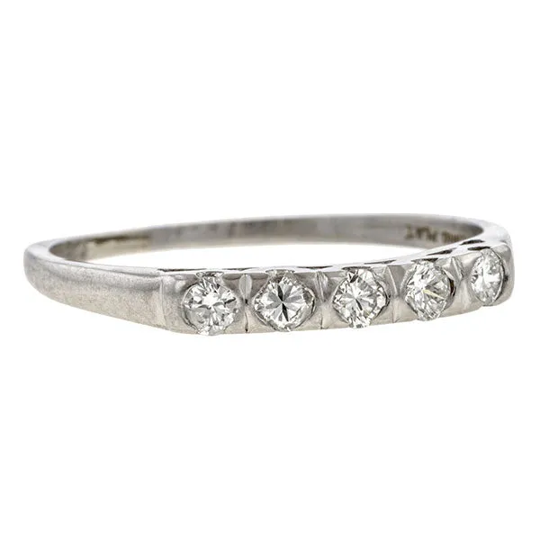 Vintage Diamond Wedding Band