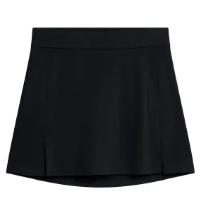 Womens Amelie TX Jersey Mid Skirt Black - SS24