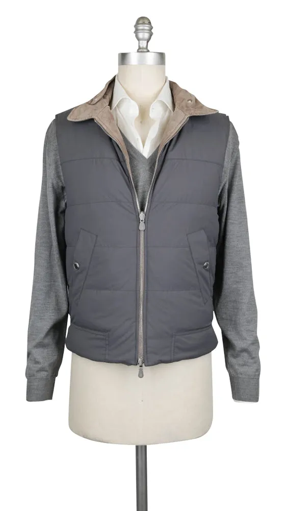 Brunello Cucinelli Beige Reversible Vest